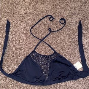 Black bikini top swimsuit